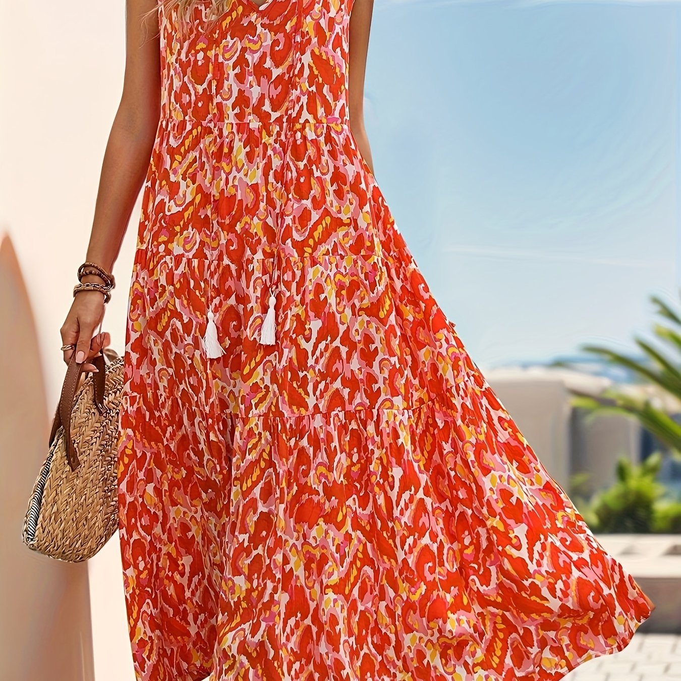 Saffron | Fringed Boho Summer Dress