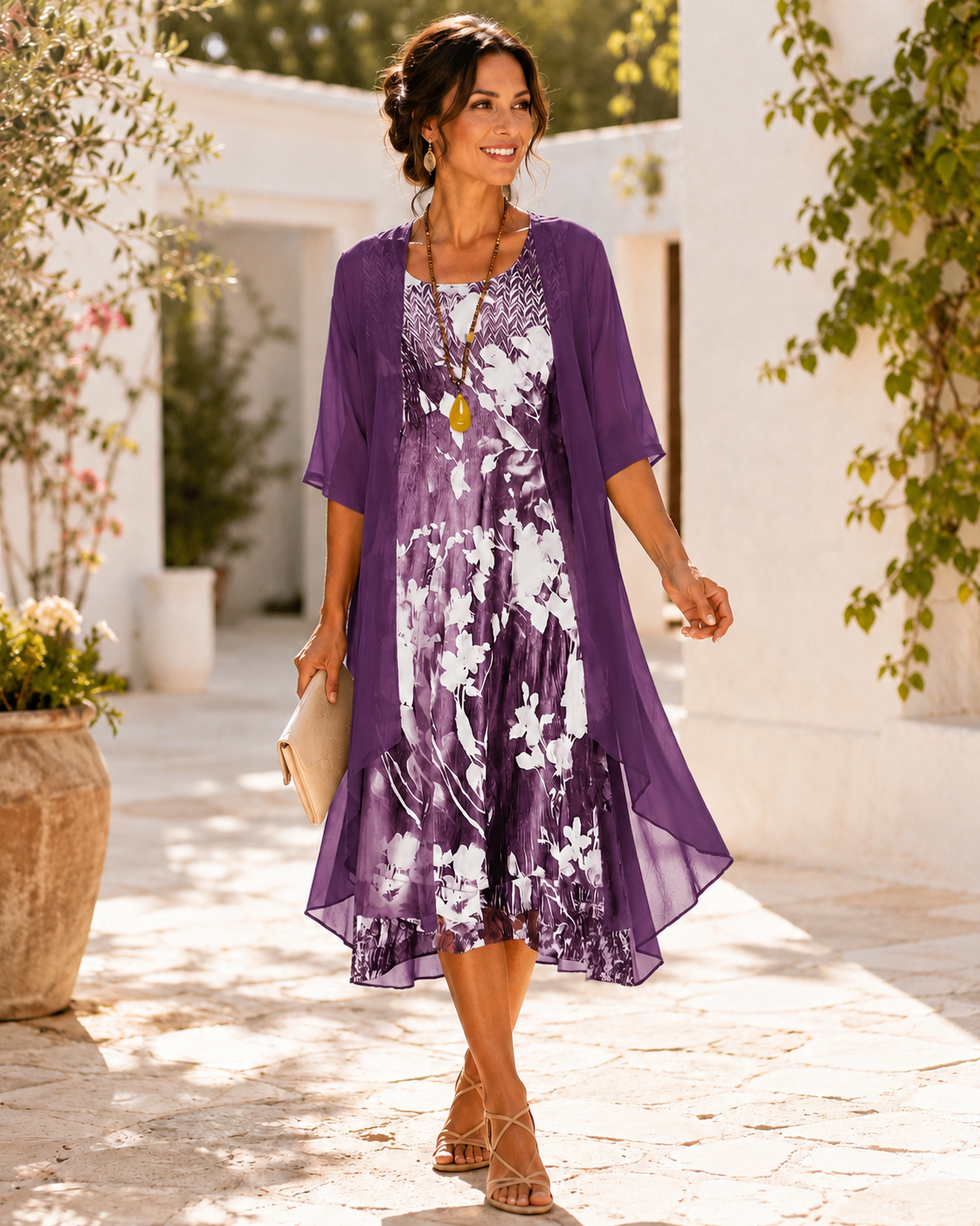 Coral London | Olivia Breezy Two Layer Dress