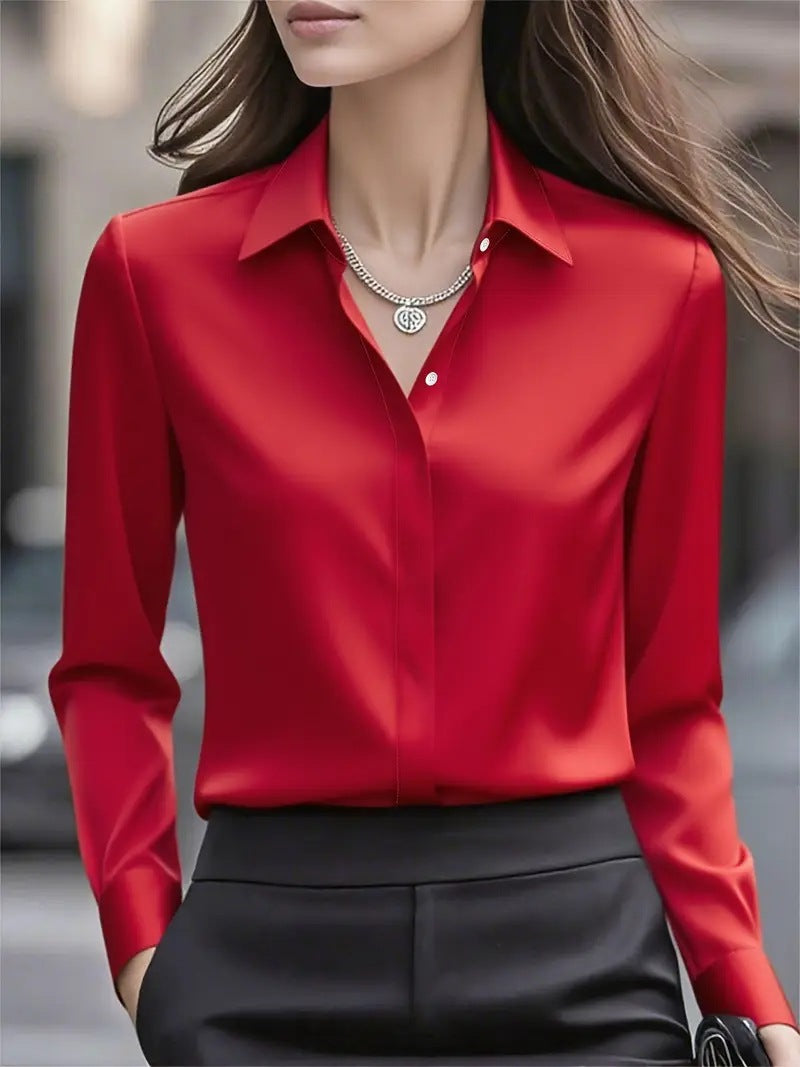 Luna | Women's Elegant Silk Blouse Timeless