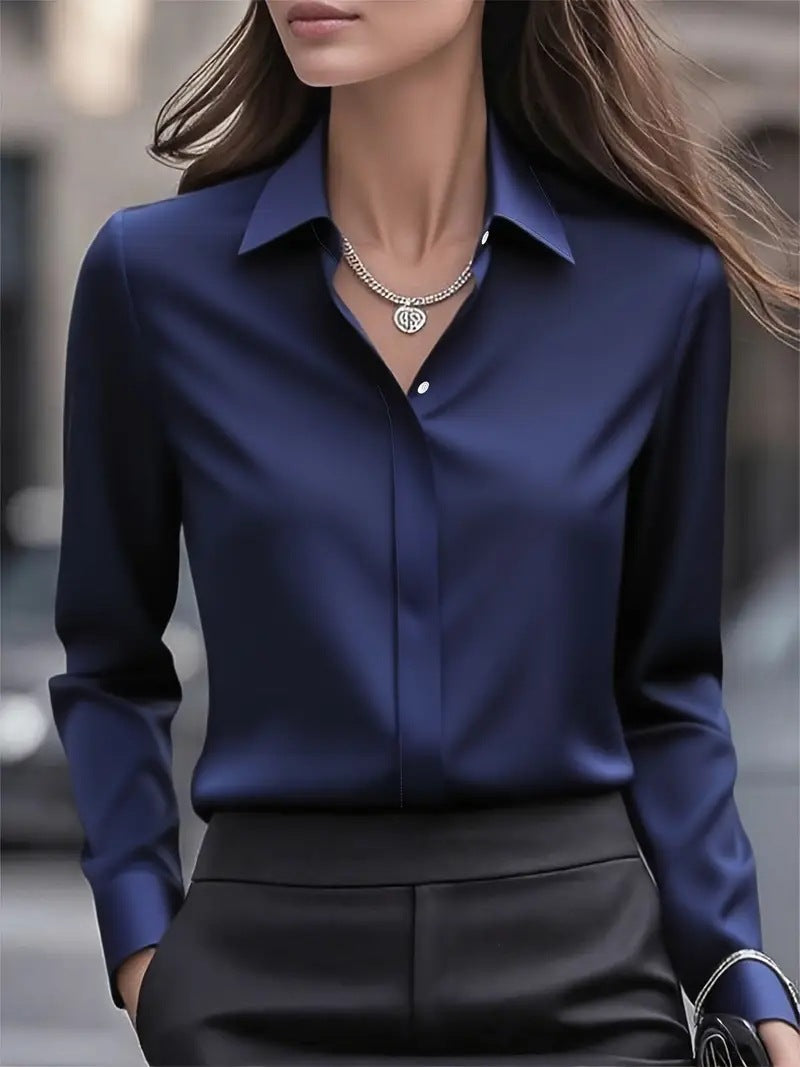 Luna | Women's Elegant Silk Blouse Timeless