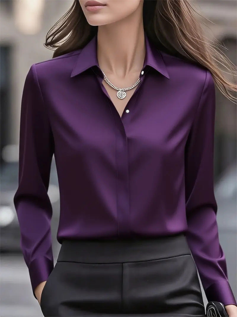 Luna | Women's Elegant Silk Blouse Timeless