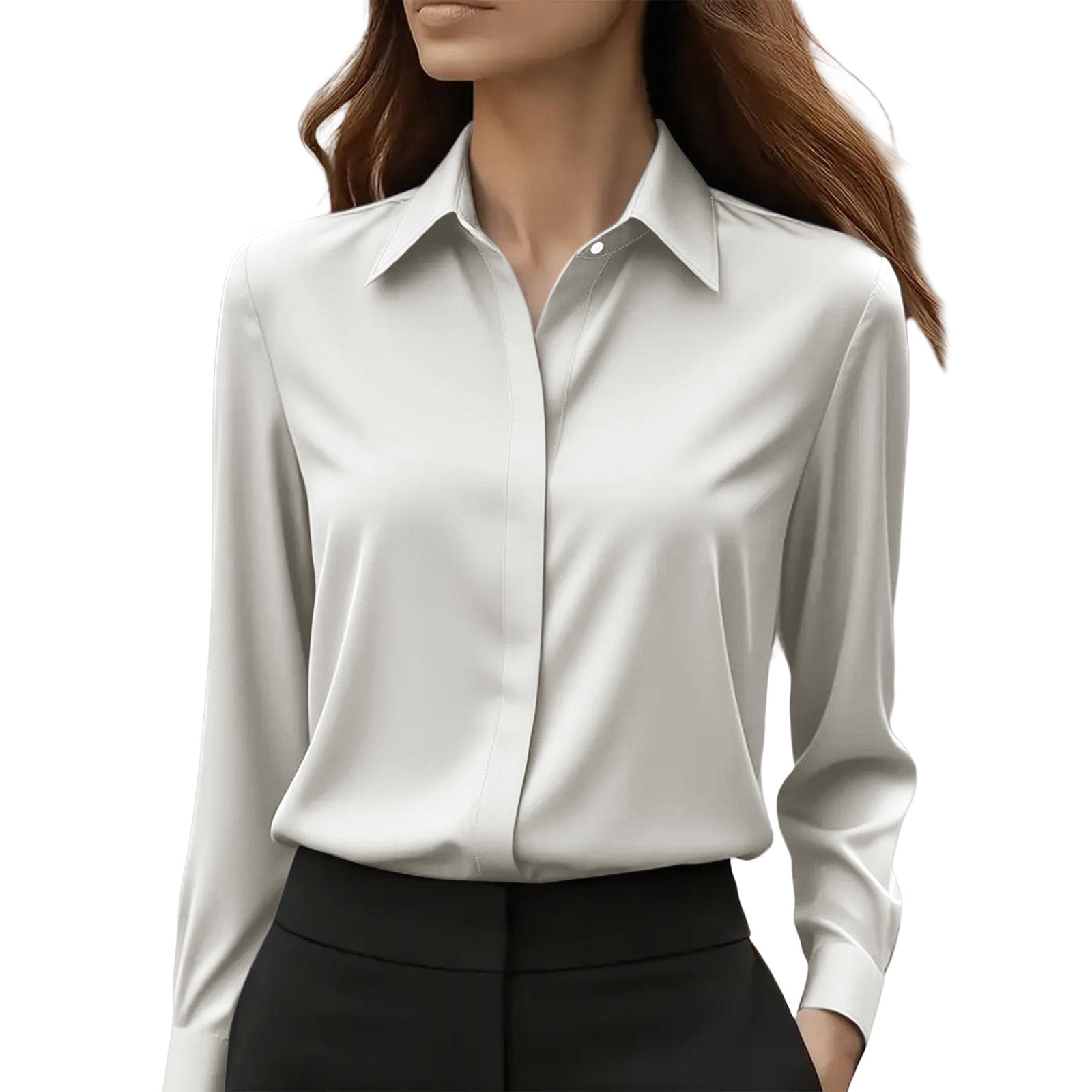 Luna | Women's Elegant Silk Blouse Timeless
