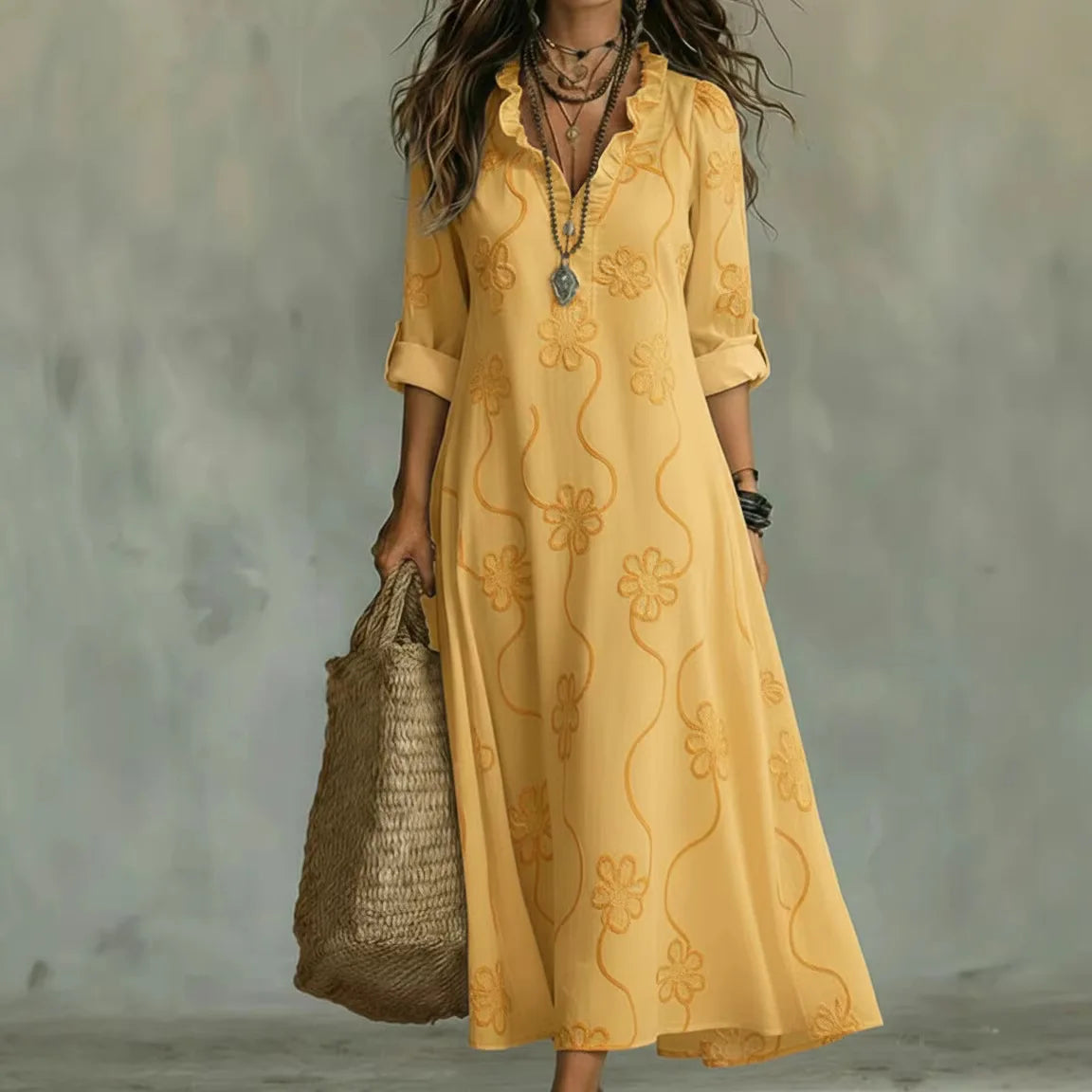Likka - Floral Maxi Dress