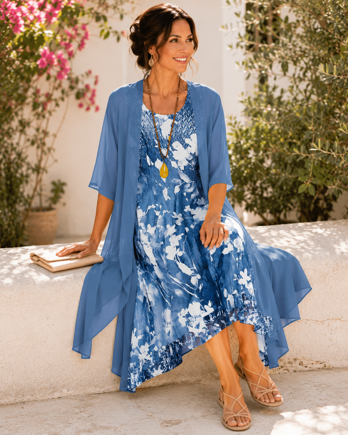 Coral London | Olivia Breezy Two Layer Dress
